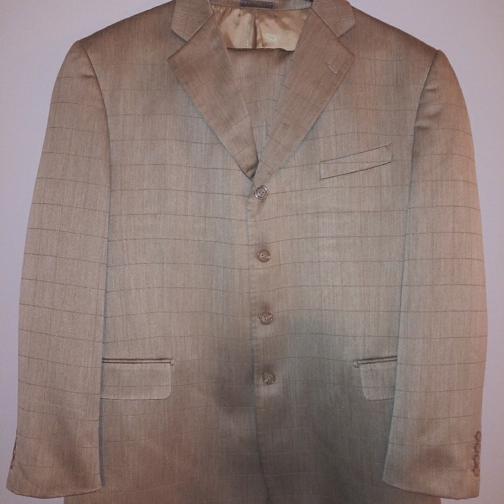 2 Piece Gold Zandello Suit